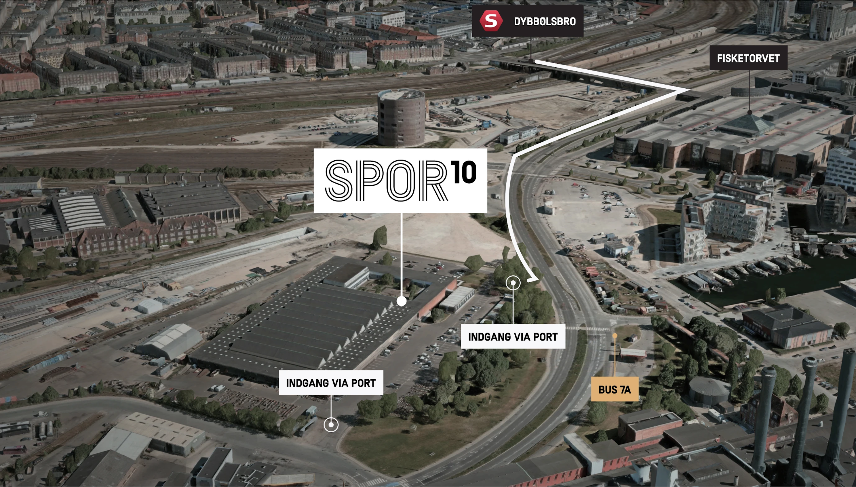 Vejvisning til Spor10